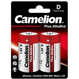Батарейки Camelion D / LR20 Plus Alkaline (LR20-BP2) 2шт
