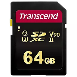 Карта памяти Transcend SDXC 64GB 700S Class 10 UHS-II U3 V90 (TS64GSDC700S)