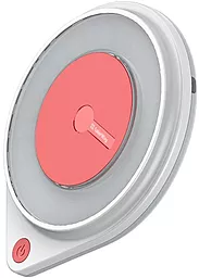 Беспроводное (индукционное) зарядное устройство ColorWay Qi Fast Charger (10W)+LED Bedside Lamp white (CW-CHW20Q-WT) - миниатюра 3