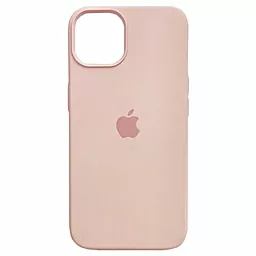 Чехол Silicone Case Full для Apple iPhone 14 Plus Nude