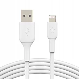 Кабель USB Belkin 12w 2.4a 0.15m Lightning сable white (CAA001BT0MWH) - миниатюра 4