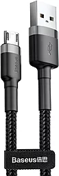 USB Кабель Baseus Cafule micro USB Cable Black (CAMKLF-BG1)