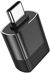 OTG-переходник Borofone BV18 M-F USB Type-C -> USB-A 3.0 Black - миниатюра 4