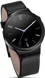 Смарт-годинник Huawei Watch (Black Stainless Steel with Black Leather Strap) - мініатюра 4