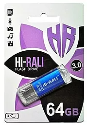 Флешка Hi-Rali Rocket series 64GB USB 3.0 (HI-64GB3VCBL) Blue