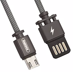 Кабель USB Remax Dominator micro USB Cable Black (RC-064m) - миниатюра 2