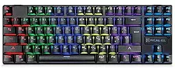 Клавіатура REAL-EL M28 RGB TKL Black