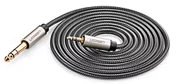 Аудио кабель Ugreen Jack 6.35mm - mini Jack 3.5mm M/M cable 2 м gray (10628) - миниатюра 2