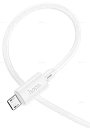 Кабель USB Hoco X88 Gratified 2.4A micro USB Cable White - миниатюра 3