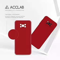 Чехол ACCLAB SoftShell для Xiaomi Poco X3 Red - миниатюра 5