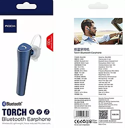 Блютуз гарнитура Rock Torch Bluetooth Earphone Blue - миниатюра 2