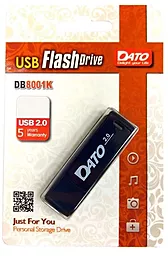 Флешка Dato DB8001 64GB USB 2.0 (DB8001K-64G) Black - миниатюра 3