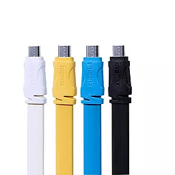 Кабель USB Remax Ruler micro USB Cable Blue - миниатюра 3