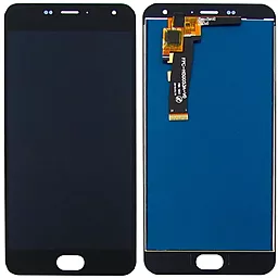 Дисплей Meizu M2, M2 mini (M578, мікросхема 6x6 мм) з тачскріном, Black