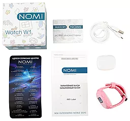 Смарт-годинник Nomi Watch W1 Pink - мініатюра 5