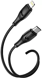 Кабель USB PD XO NB-Q239A 27W 3A USB Type-C - Lightning Cable Black - миниатюра 3