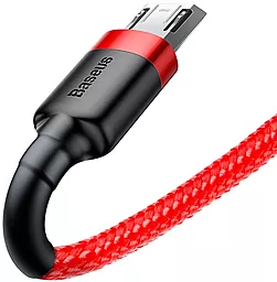 Кабель USB Baseus Cafule 2M micro USB Cable Red (CAMKLF-C09) - миниатюра 3
