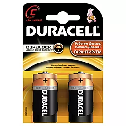 Батарейка Duracell C (LR14) 2шт (81483545)