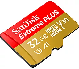 Карта памяти SanDisk 32 GB microSDHC UHS-I U3 Extreme Plus A1 + SD Adapter SDSQXBG-032G-GN6MA - миниатюра 2