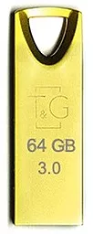 Флешка T&G 117 Metal Series 64GB USB 3.0 (TG117GD-64G3) Gold