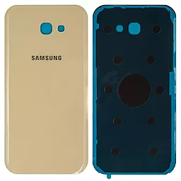 Задняя крышка корпуса Samsung Galaxy A7 2017 A720F  Gold Sand