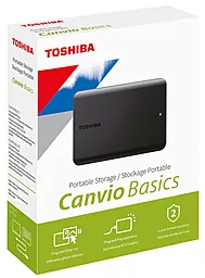 Внешний жесткий диск Toshiba Canvio Basics 2022 2 TB Black (HDTB520EK3AA) - миниатюра 5