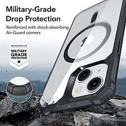 Чехол ESR Air Armor Halolock MagSafe для Apple iPhone 14 Pro Black/Cleare (4894240161708) - миниатюра 4