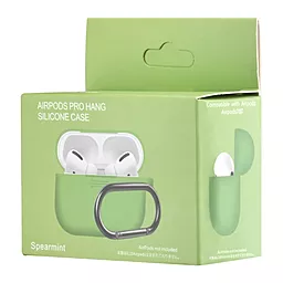 Чехол Silicone Case 1,2mm for AirPods Pro Spearmint - миниатюра 2