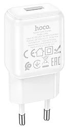 Сетевое зарядное устройство Hoco C96A USB Port 2.1A White