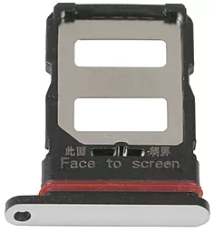 Слот (лоток) SIM-карти Xiaomi Poco F4 та карти пам'яті Dual SIM  Moonlight Silver