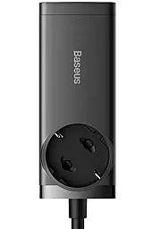 Сетевое зарядное устройство Baseus Pro Desktop Powerstrip 100W GaN3 2xUSB-A+2xUSB-C + 100W USB-C-C Cable Black (PSZM000401) - миниатюра 4