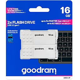 Флешка GooDRam 2x16 GB UME3 MIX 2-PACK USB (UME3-0160MXR11-2P) - миниатюра 10