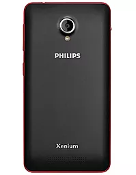 Мобільний телефон Philips Xenium V377 Black Red - мініатюра 2