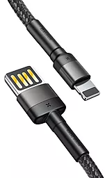 Кабель USB Baseus Cafule Special Edition 2M Lightning Cable Grey (CALKLF-HG1) - миниатюра 2