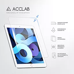 Захисне скло ACCLAB Full Glue для Apple iPad Air 2/Pro 9.7 Black - мініатюра 5