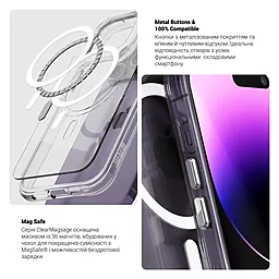 Чехол ArmorStandart Clear Magsafe для Apple iPhone 14 Plus Transparent (ARM68054) - миниатюра 5