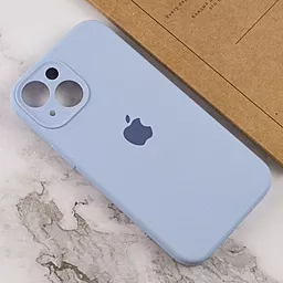 Чехол Silicone Case Full Camera for Apple IPhone 14 Lilac Blue - миниатюра 4