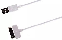 Кабель USB Inkax 2.1А IP4 Cable White (CK-01) - миниатюра 2