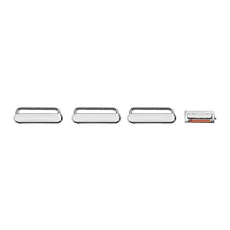 Набір зовнішніх кнопок Apple iPhone 6 комплект 4 шт Silver - мініатюра 4