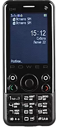 Мобильный телефон 2E E240 Power Black (680576170088) - миниатюра 4