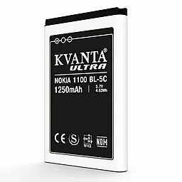 Посилений акумулятор Nokia BL-5C (1250 mAh) KvantaUltra - мініатюра 2