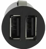 Автомобільний зарядний пристрій Nomi Автомобильное ЗУ 2.1А макс. Черное (CC05210) - мініатюра 2