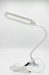Настольная светодиодная лампа Yajia 24LED USB белая - миниатюра 2
