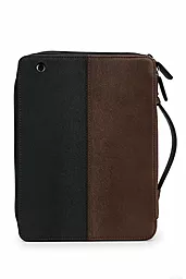 Чохол для планшету Tuff-Luv Roma Faux Leather Zip Case Cover (with Sleep Function) for the Apple iPad mini Black / Brown (I7_26) - мініатюра 6