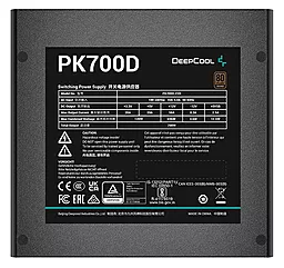 Блок питания Deepcool PK700D 700W (R-PK700D-FA0B-EU) - миниатюра 3