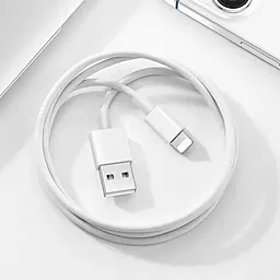 Кабель USB WIWU Wi-C006 YouPin 12w 2.4a 1.2m Lightning cable white - миниатюра 4