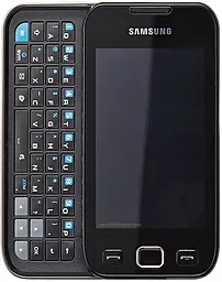 Корпус для Samsung S5330 Wave 533 с клавиатурой Black - мініатюра 2