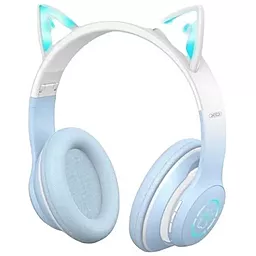 Наушники XO BE38 Cats Ear Blue