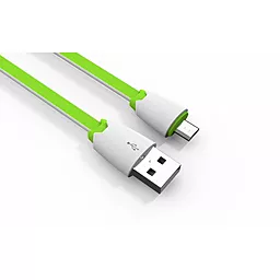 USB Кабель LDNio micro USB Cable Green (LS03) - мініатюра 3