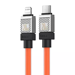 USB PD Кабель Baseus CoolPlay Series 20W 3A 1M USB Type-C - Lightning Cable Orange - миниатюра 5
